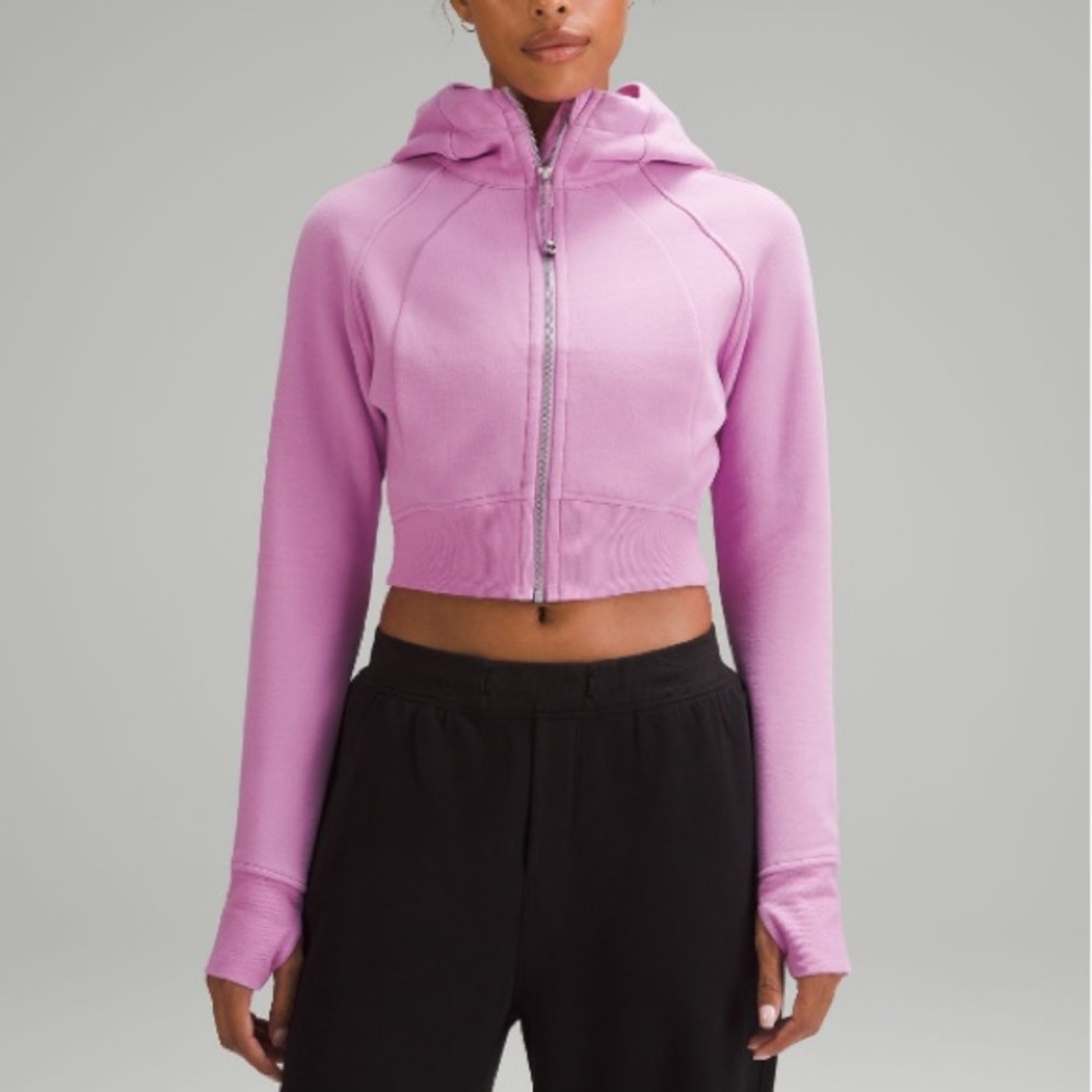 Scuba Full Zip Cropped Hoodie